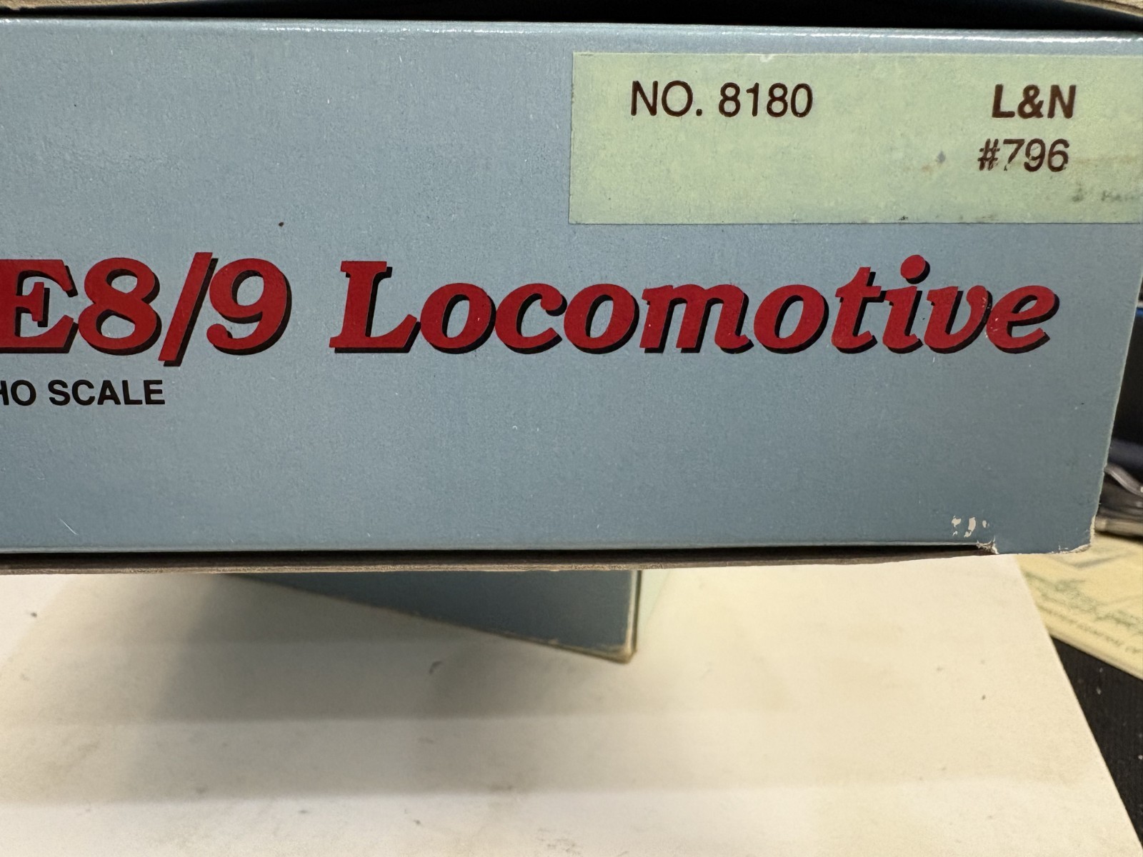 DCAS- Proto 2000 HO Scale E8/9 Locomotive L&N #796 – Item No. 8180 Original Box