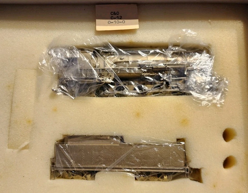 NJ Custom Brass HO Scale Class C-12 Switcher 0-10-0 Chesapeake & Ohio