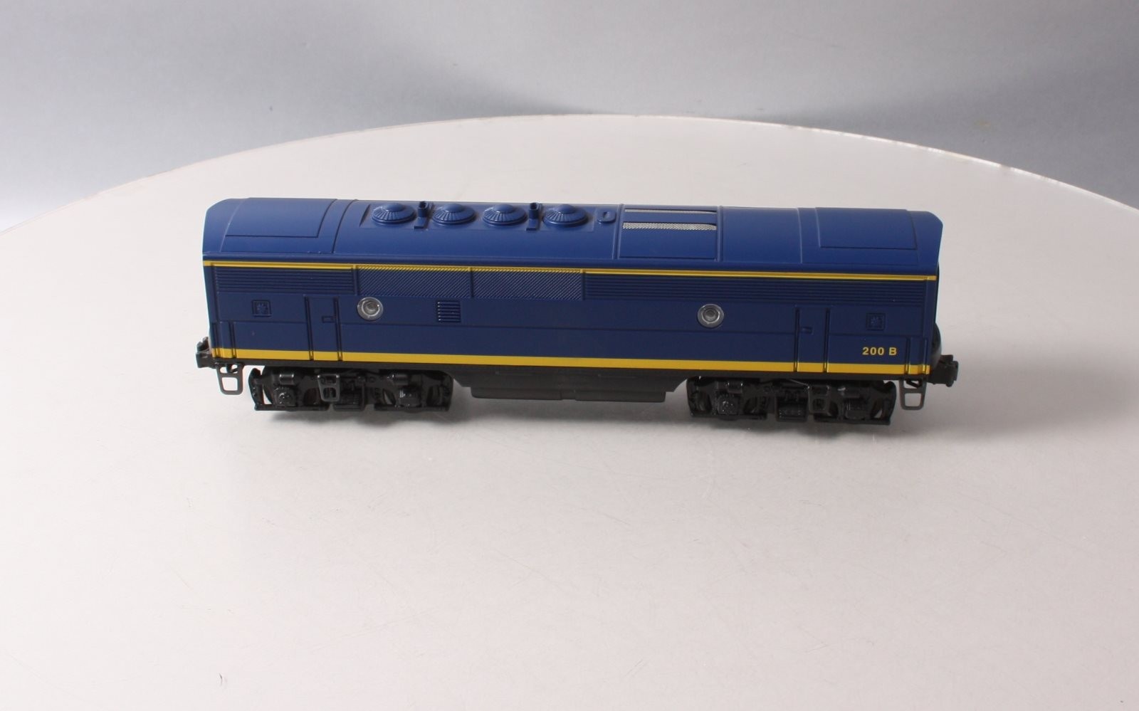 Lionel 6-18122 O Santa Fe F3 Blue/Yellow Non-Powered Diesel B-Unit w/RS II #200B