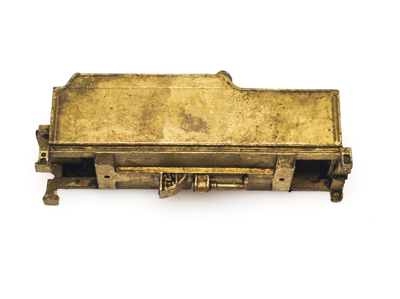 Vintage HO Scale Brass Tender Shell