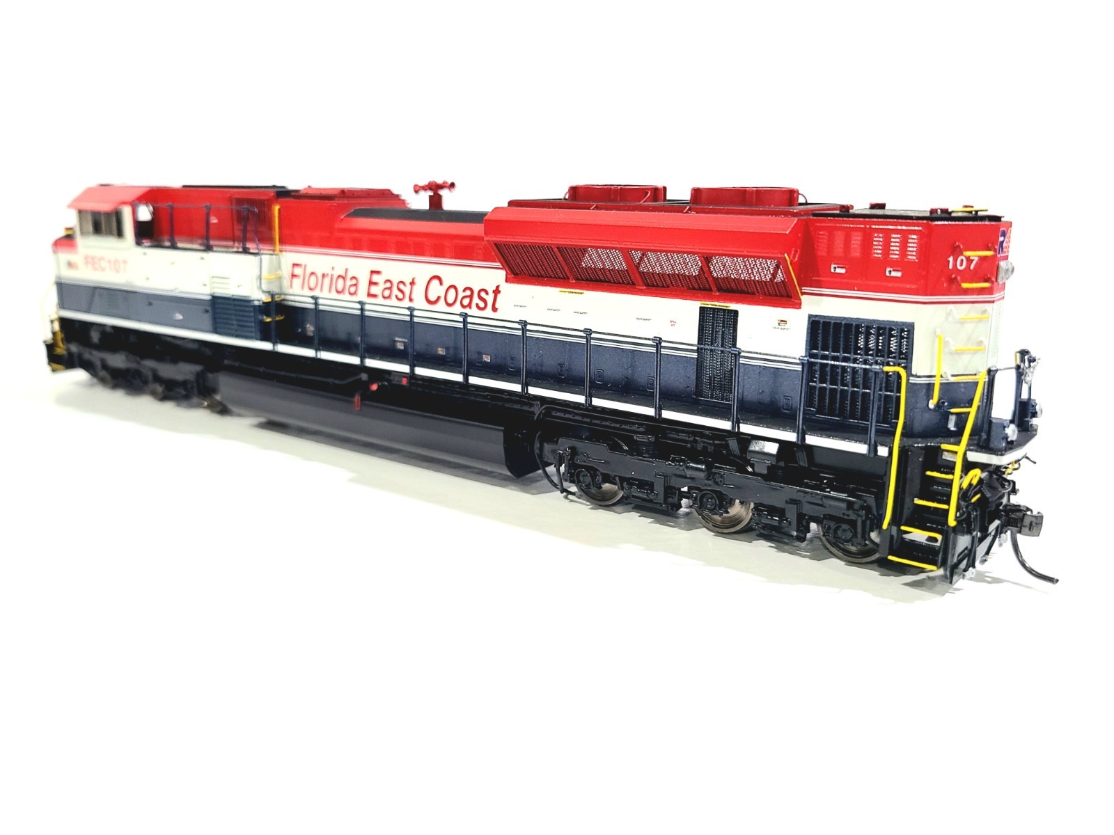 Overland OMI FEC SD70M-2 Florida East Coast Rail America #107 HO Brass AA-1605-3