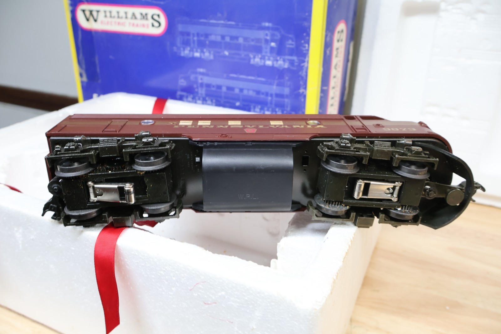 Williams 4305 O Pennsylvania F7 AA Tuscan Red Diesel Locomotives Model 9682 9873