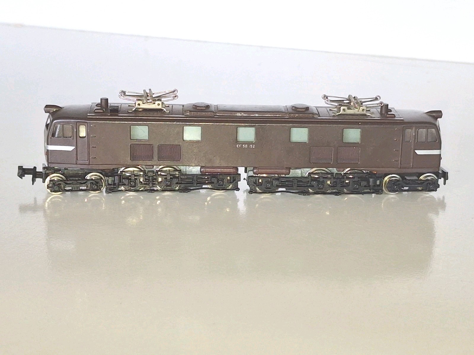Unbranded N Scale. 4-C-C-4 Electric Loco EF 58152. V/good Cond. No Light.No Box