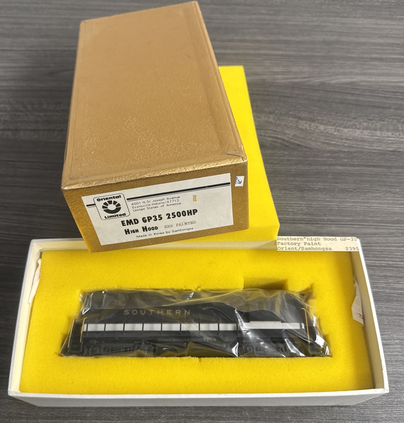 Oriental Limited HO Brass EMD GP35 2500HP High Hood SRR (Southern Railway) #2685