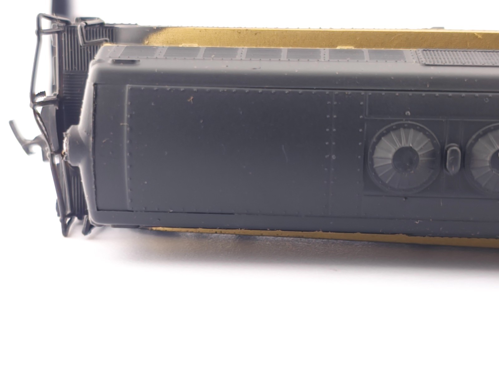 *READ* AHM HO Scale Monon Hoosier Line BL-2 Diesel Locomotive Model Train