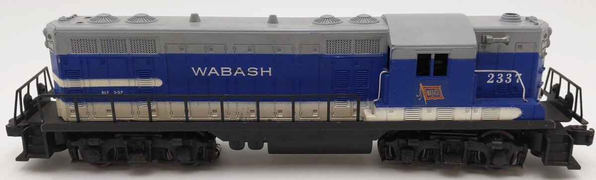 Lionel 2337 Vintage O Wabash GP-7 Powered Diesel Locomotive
