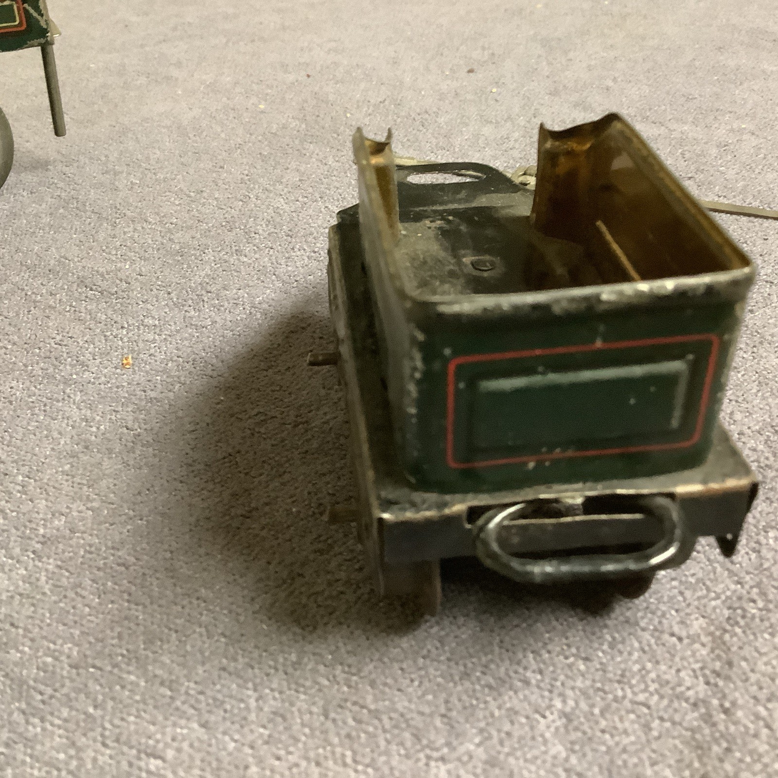 Vintage Karl Bub Clockwork Locomotive And Tender O Gauge Used Tested
