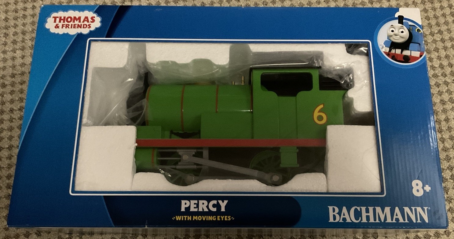 Bachmann Thomas & Friends G Scale Large Percy Electric Model Train 91402