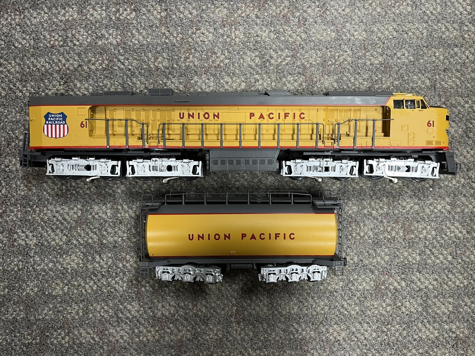 + MTH O Scale Premier Union Pacific Veranda Turbine PS.1 20-2185-1 LNIB
