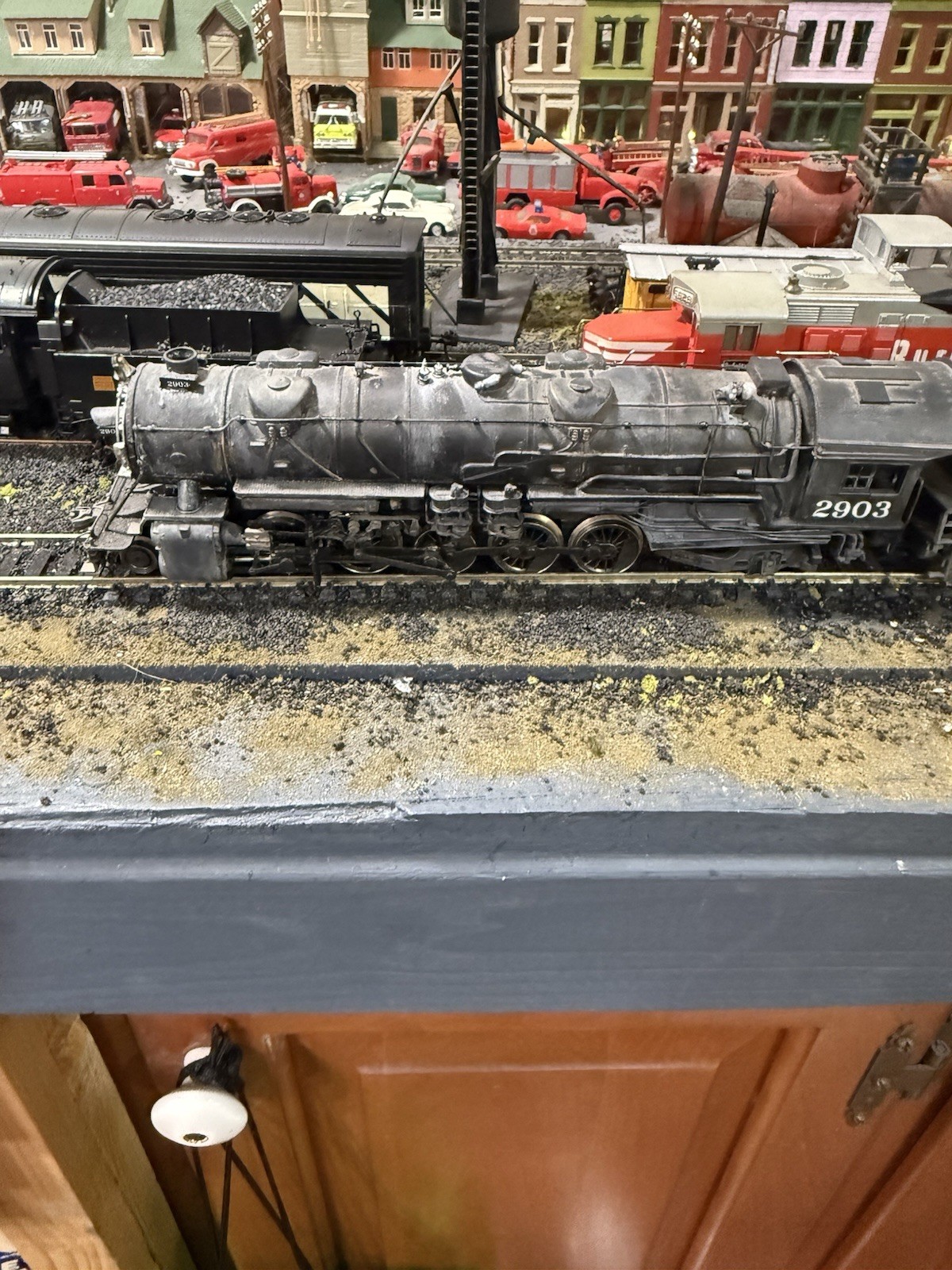 AHM Southern Pacific 2-10-2 Steam Locomotive HO DC Custom Weathered