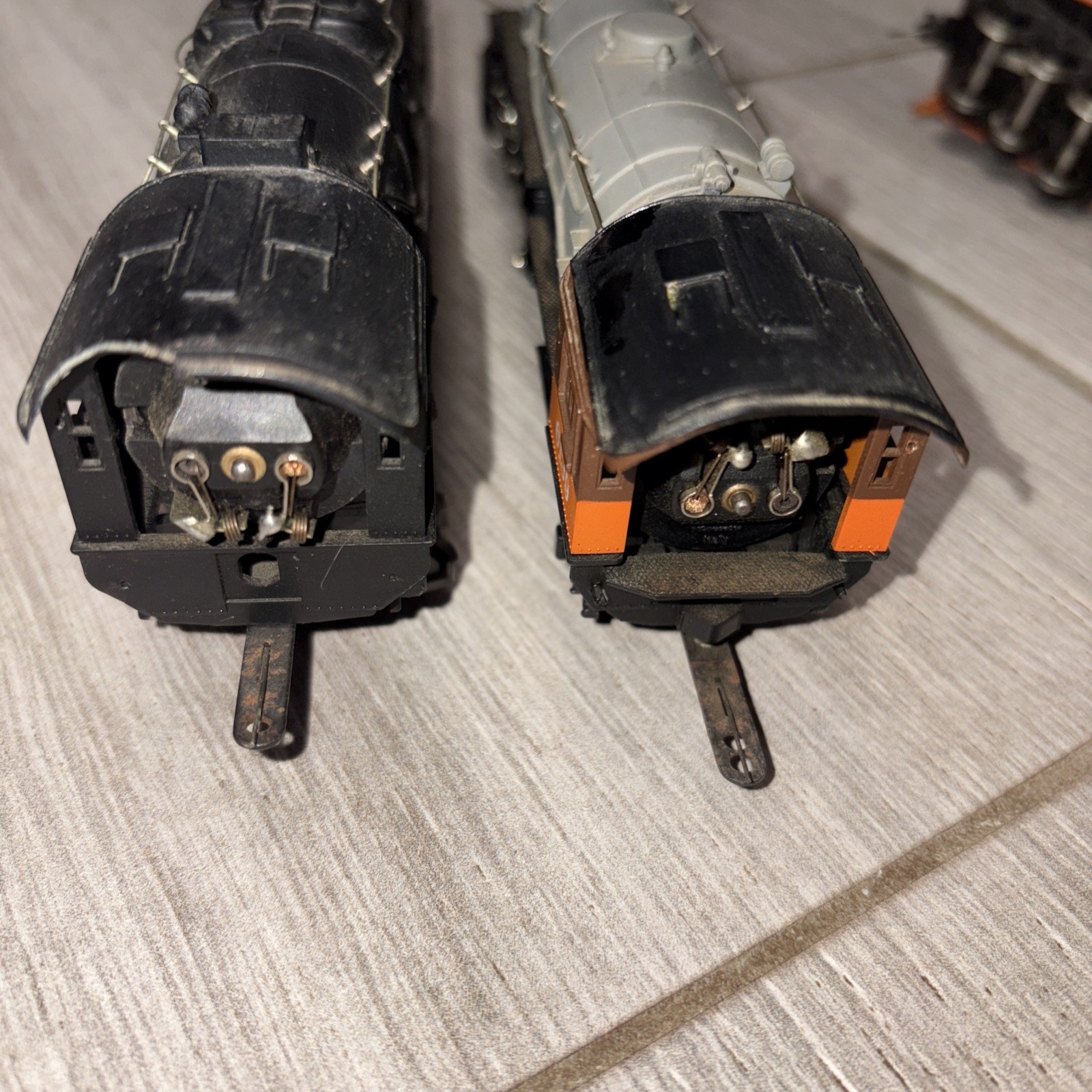 Lot Of 2 Rivarossi Vintage Ho Scale Steam Engines With Tender For Parts/Repair