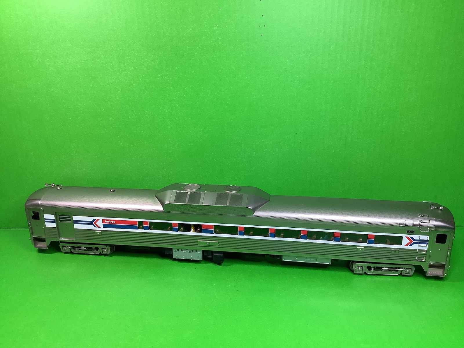 Sunset Models 3rd Rail RDC-2 AMTRAK 2 Rails Powered RDC Car OB,Styrofoam box