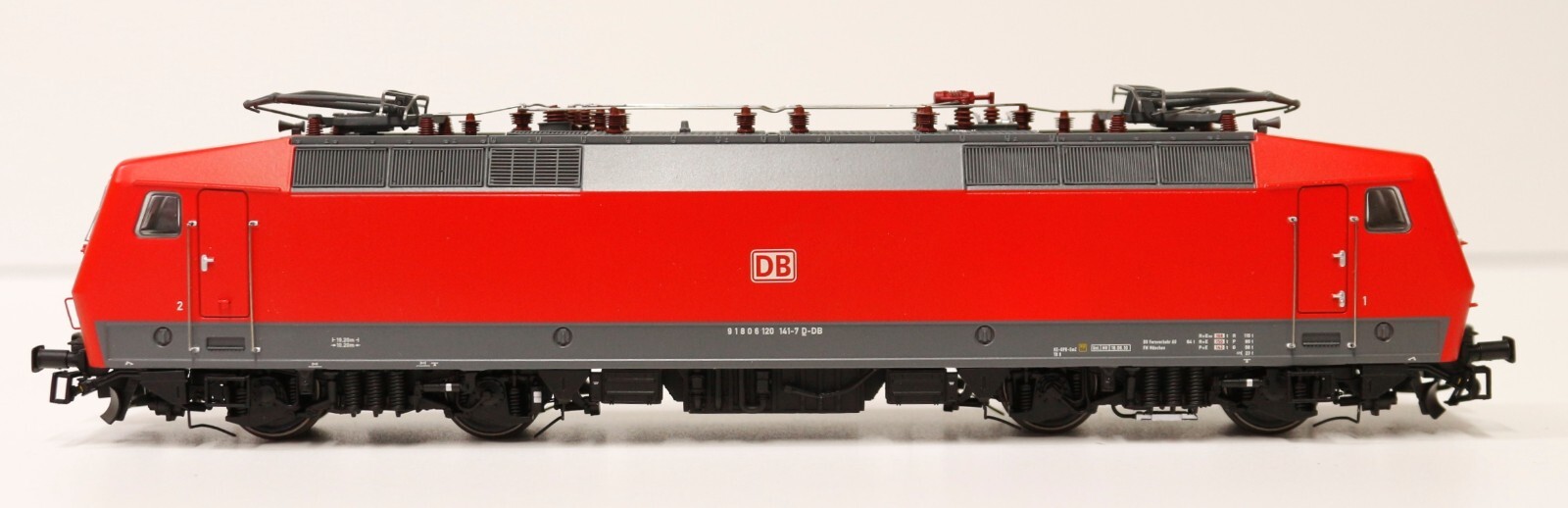 ACME 60376 120 141-7 DB AG Red Traffic Livery, 4 Front Handrails, UIC