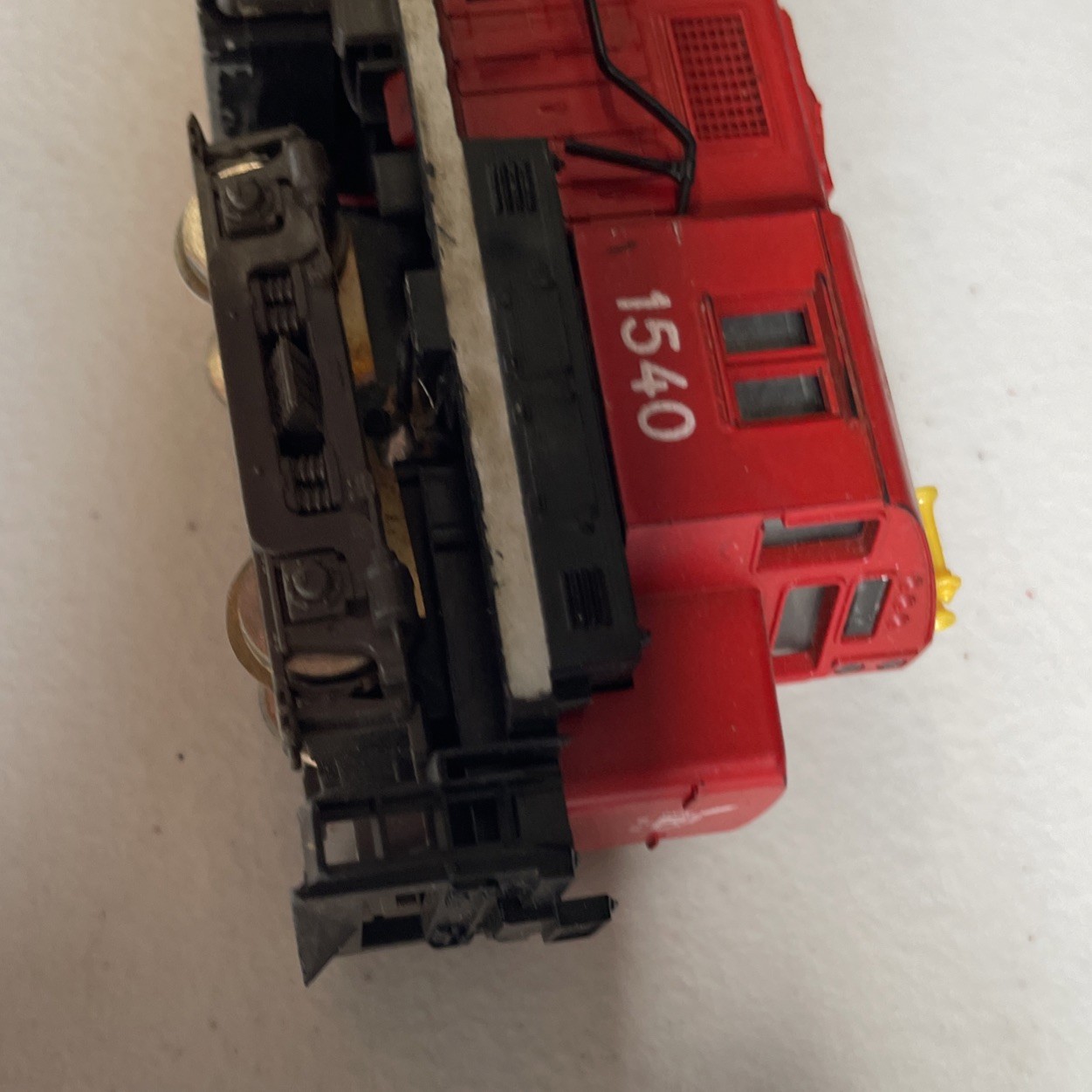 AHM HO CENTRAL RAILROAD COMPANY OF NEW JERSEY #1540- ALCO CENTURY 424