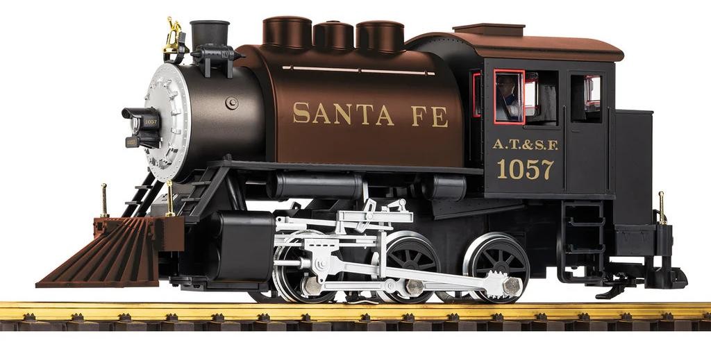 PIKO G Scale ~ 0-6-0T Loco ~ Atchison Topeka & Santa Fe ATSF #1057 ~ DC ~ 38254