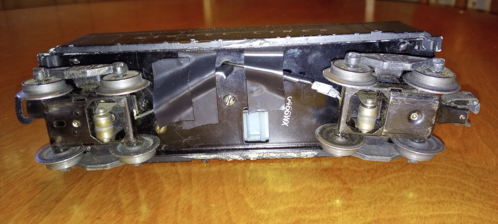 ORIGINAL LIONEL POSTWAR 2026 STEAM ENGINE & #6466W WHISTLE TENDER TESTED