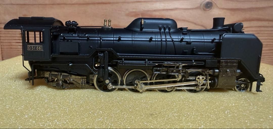 KTM Katsumi D51 Brass HO Gauge Steam Locomotive Railroad Train Engine Model