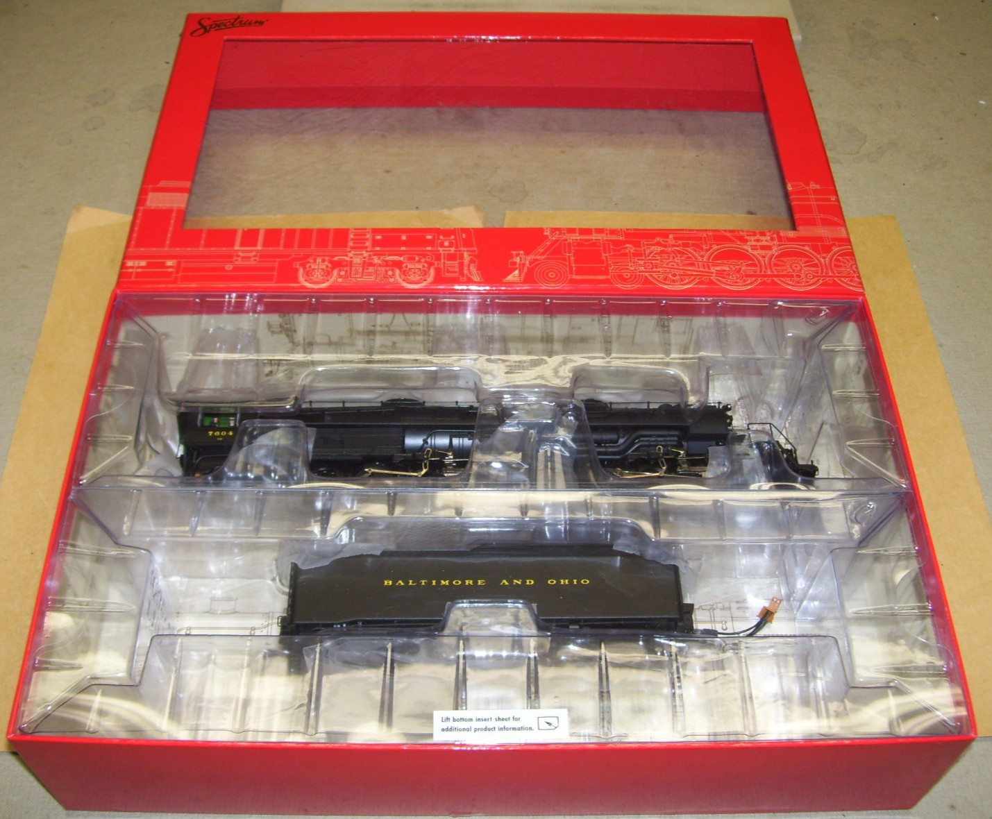 Spectrum HO B&O 2-8-8-4 EM-1 Locomotive #7604, Sound Ready & DCC-Equipped, LNIB
