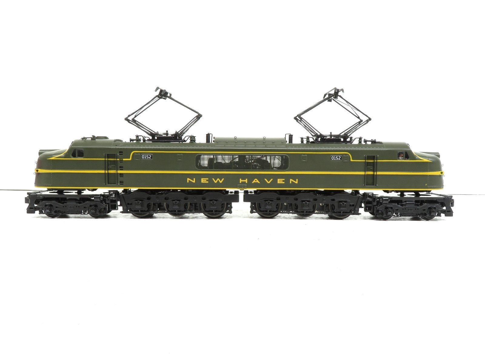 MTH 20-5694-1 New Haven EF-3b Electric w/ Silver & Black Pass Set PS3 NIB