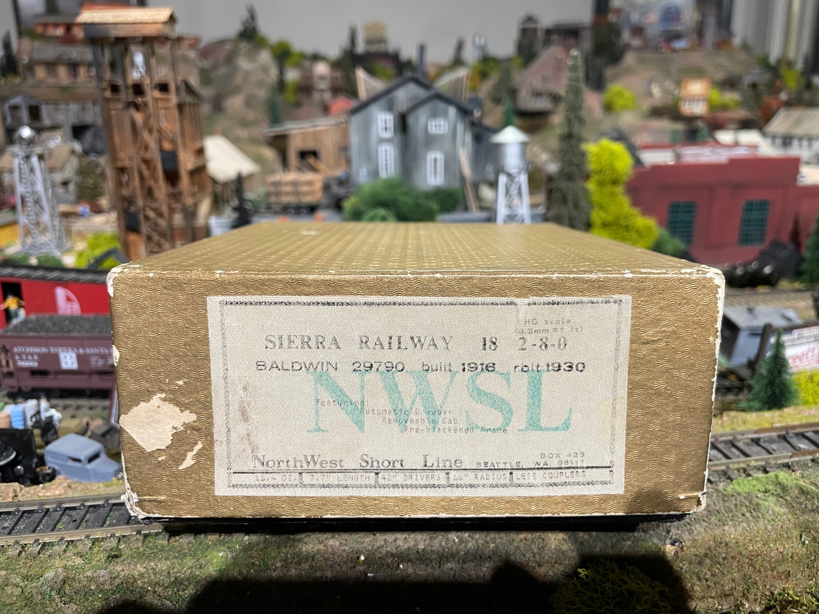 HO SCALE – NWSL – BRASS STEAM – NEW CAN MOTOR – D&RGW BUMBLEBEE 2-8-0 #268