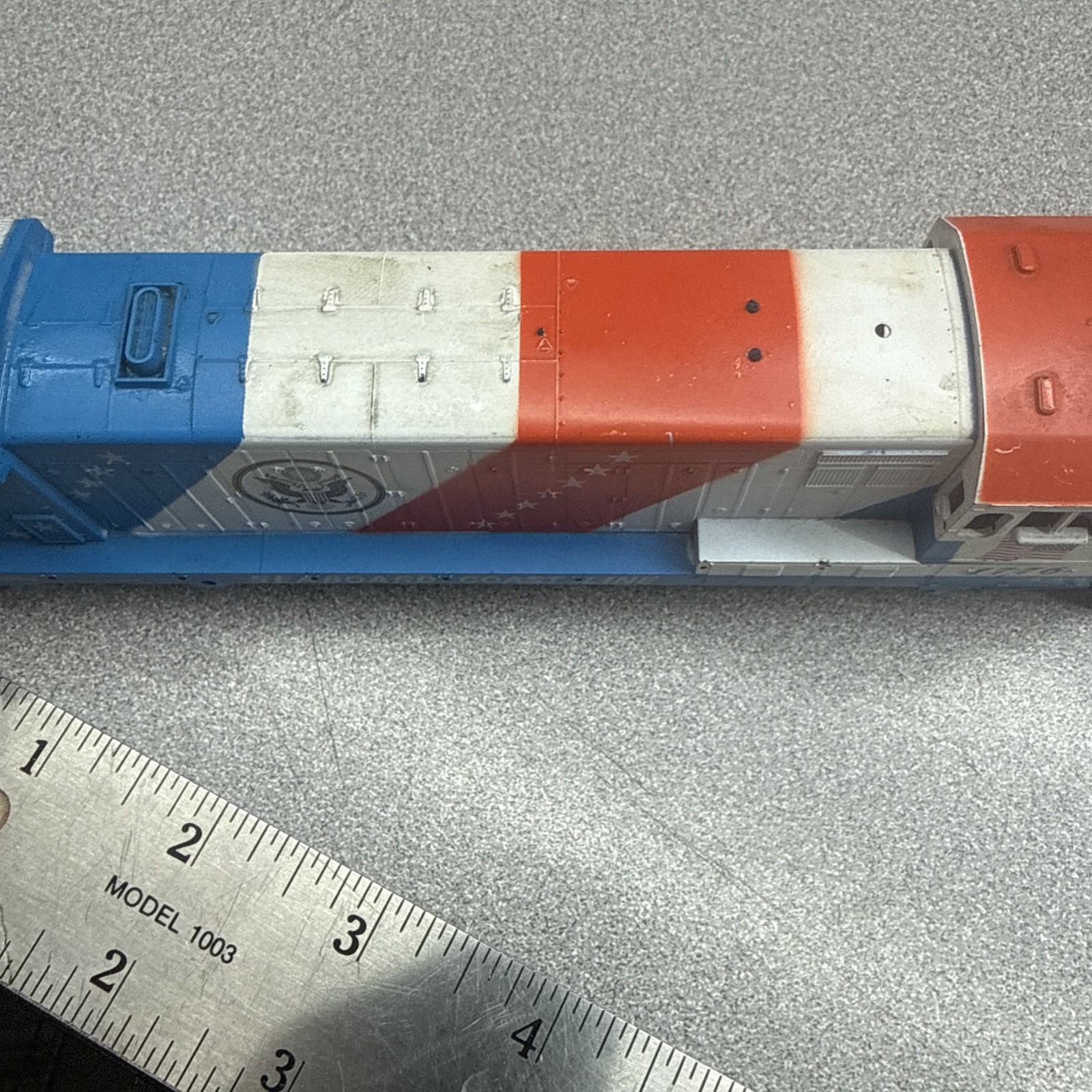 Athearn Shell Only Seaboard Coastline Bicentennial Paint Ho Shell Only