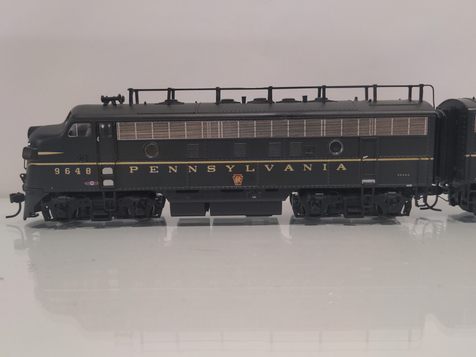Broadway Limited HO Pennsylvania EMD F7 A/B Set 949 PRR 9648 9648B DC F7A F7B