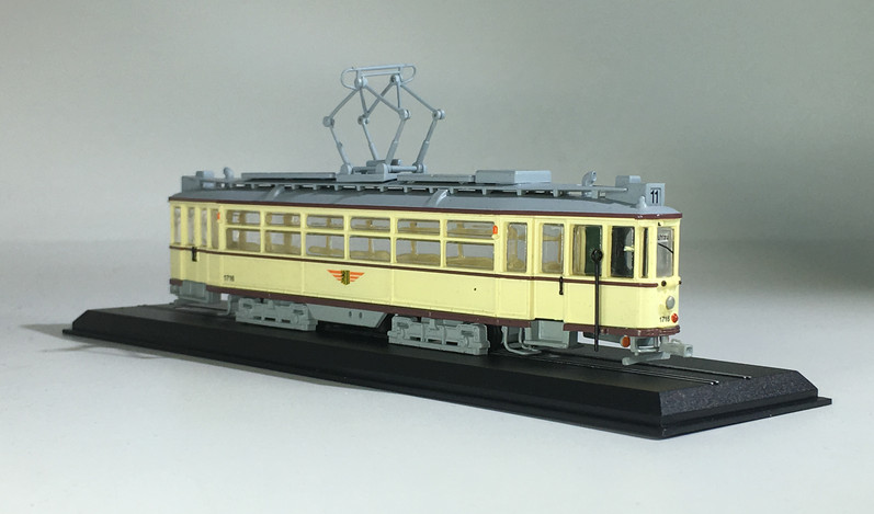 1/87 Scale Dresden Germany GroBer Hecht C&ULHB 1931 Urban Rail Trolley Model