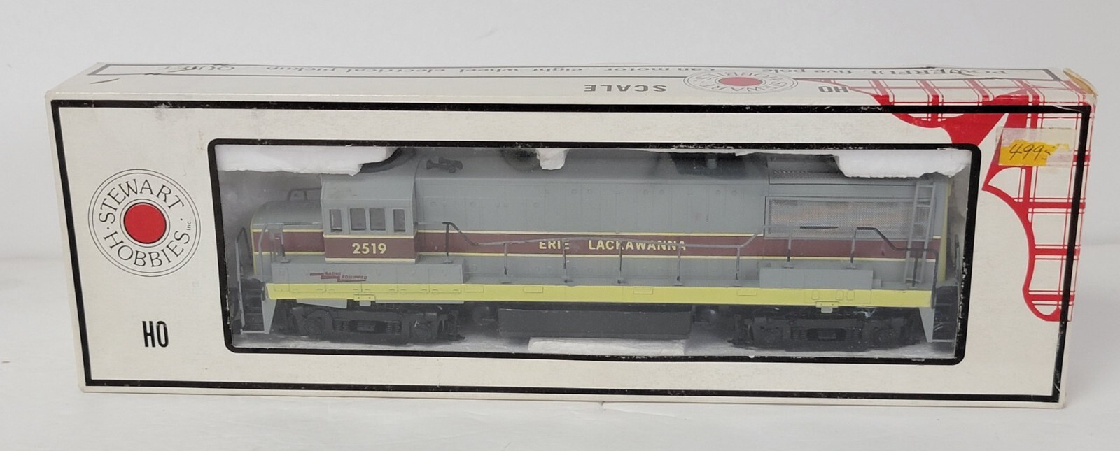 Stewart Hobbie HO GE U25B Phase IV Pwd Diesel Erie Lackawanna #2519