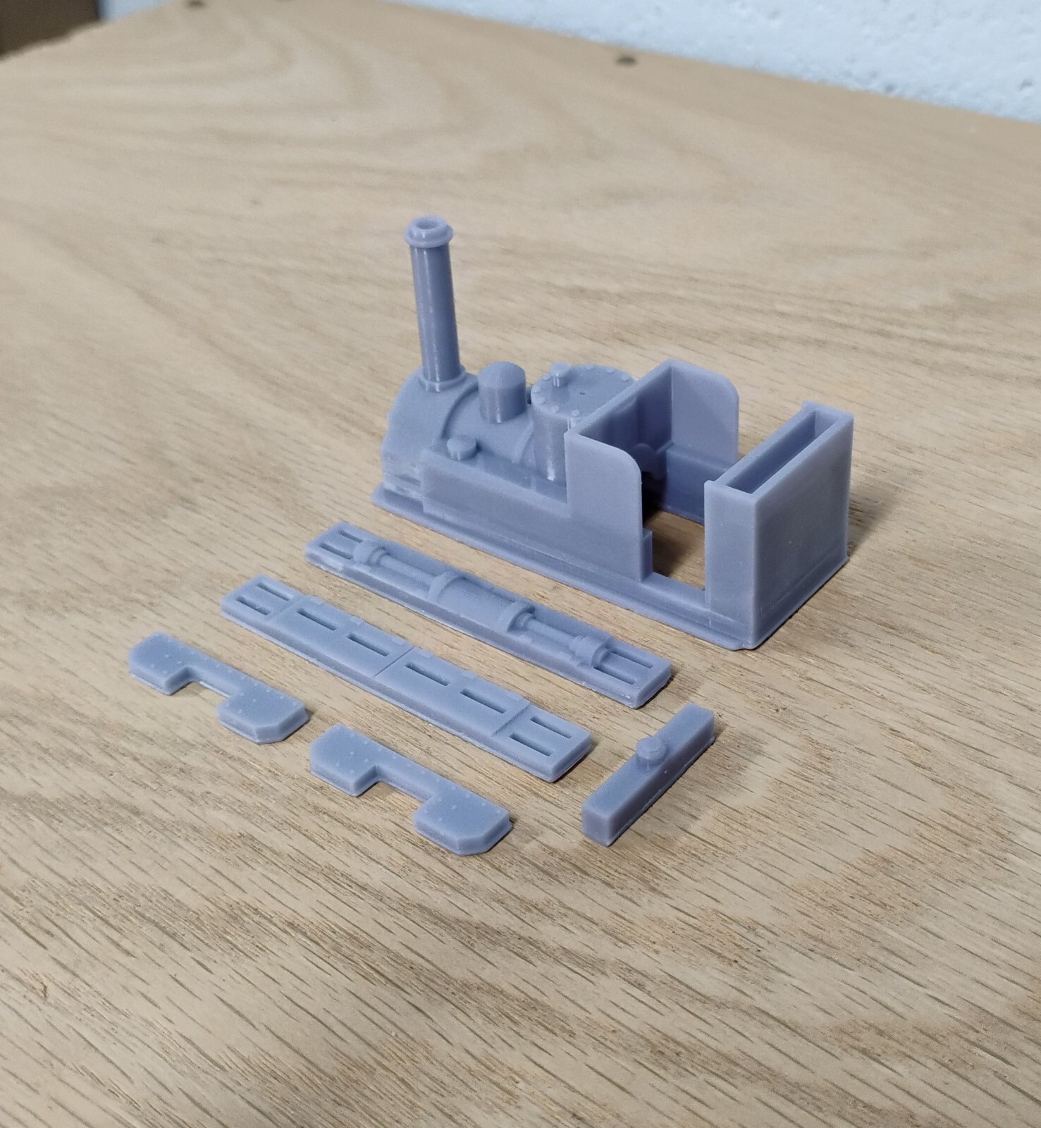On18 T-BOILER SHAY LOCO kit #3. For Kato 11-109 chassis. RESIN 3D print.