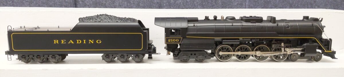 Lionel 6-18006 O Gauge Reading T-1 4-8-4 Steam Locomotive & Tender #2100 EX/Box