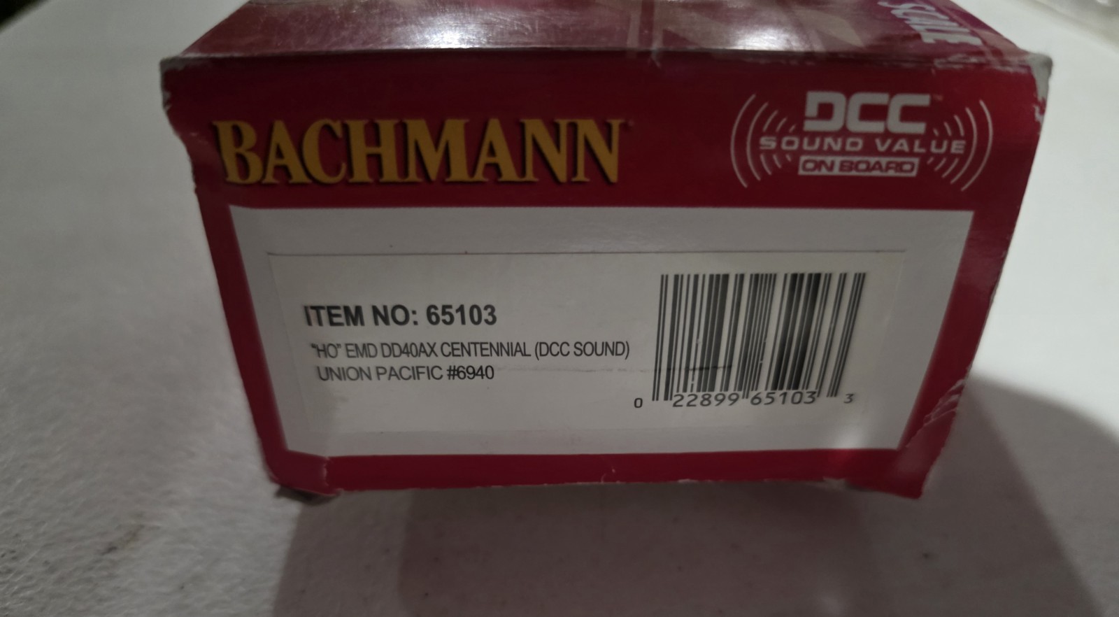 Bachmann 65103 “HO” EMD DD40AX Centennial (DCCSOUND) Union Pacific #6940