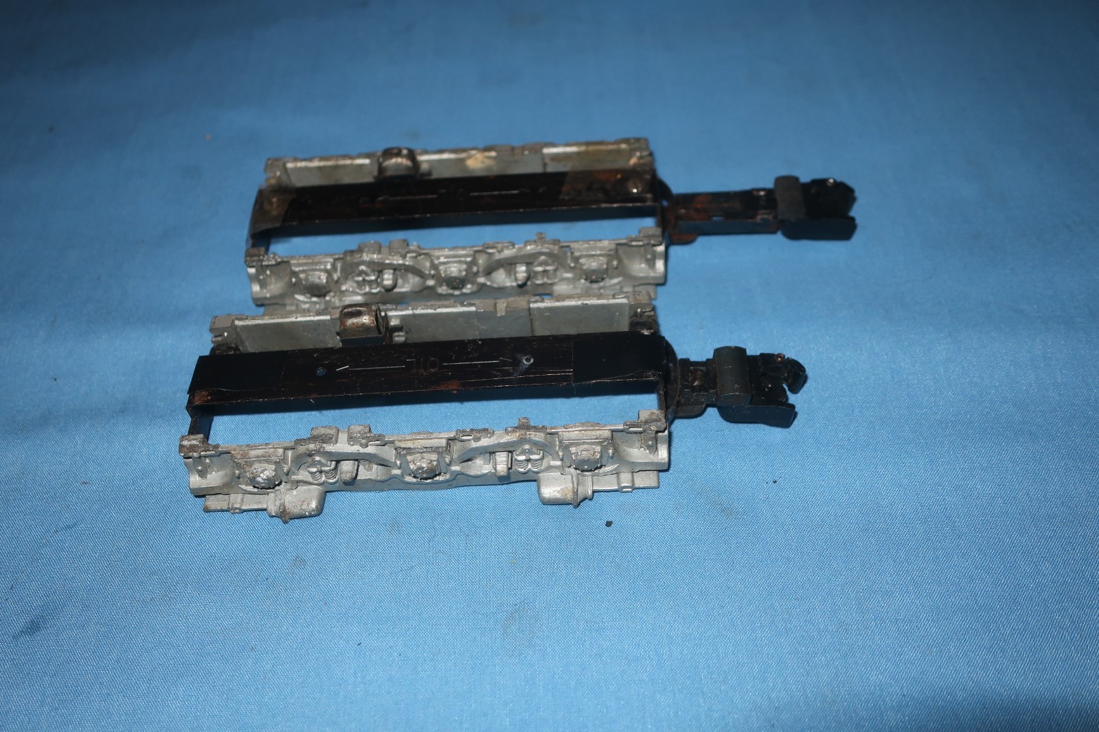 American Flyer Diesel Alco Front & Rear Side Frames w/Knuckle Couplers