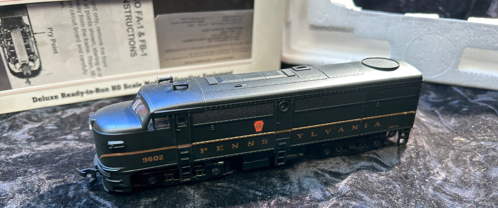 HO Scale ALCO FA 1 Pennsylvania Locomotive #9602 Flywheel (8WD) Drive L2-6, b2