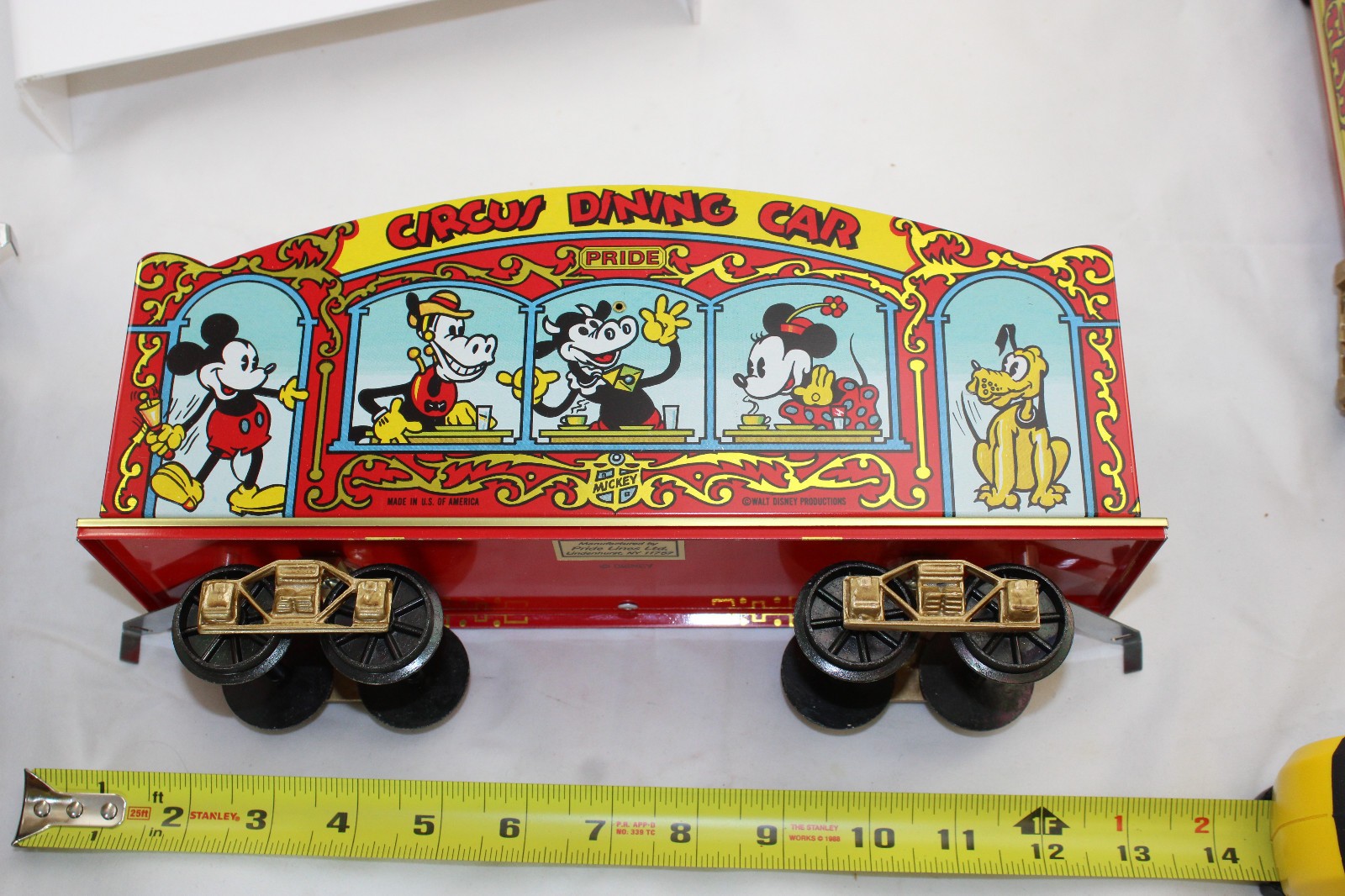 Standard Gauge – Pride Lines Mickey Mouse Circus Engine Tender and 3 Car Set