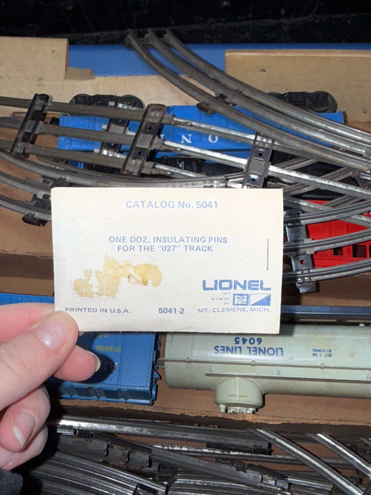 Lionel Mixed Lot #1055 The Texas Special Alco A, Spinning Tackle &O Gauge Tracks
