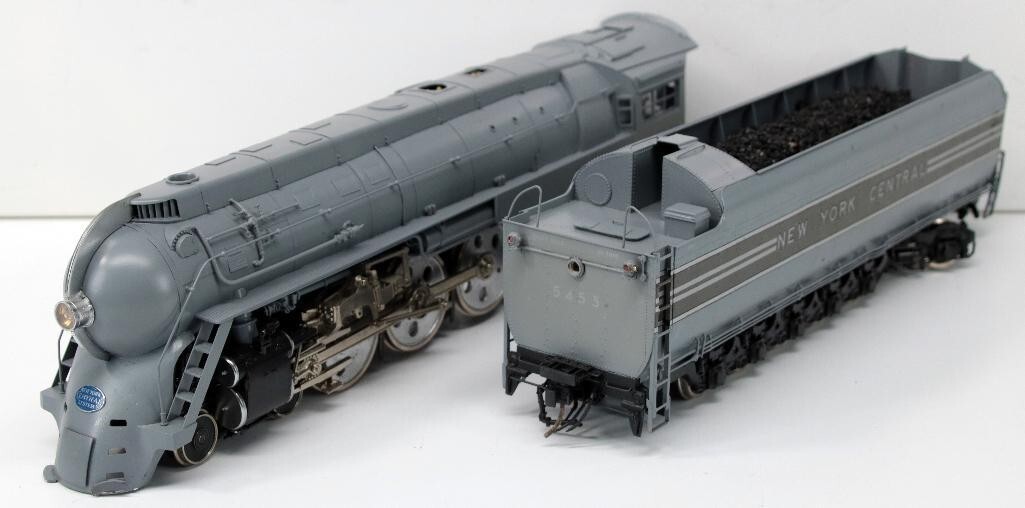 Westside New York Central 5453 O Scale Brass Dreyfus Steam Locomotive and Tender