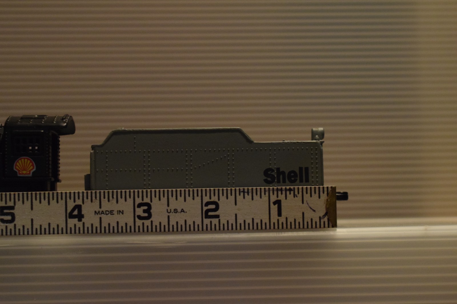 SHELL 0-8-0 STEAM LOCOMOTIVE TENDER OIL TANKER CAR CABOOSE HO GAUGE 1:120 SCALE