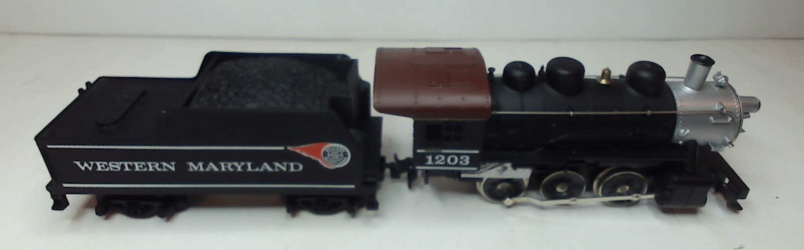 Western Maryland HO 0-6-0 Loco 1203, Tender, Boxcar, 2 Gondolas, Caboose (TG055)
