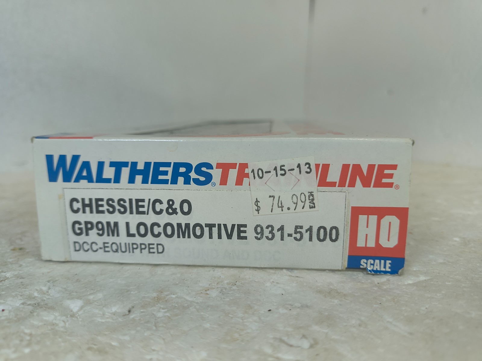 Walters Trainline HO Scale Chessie Systems C&O 6263 GP9M Locomotive 931-5100 LN