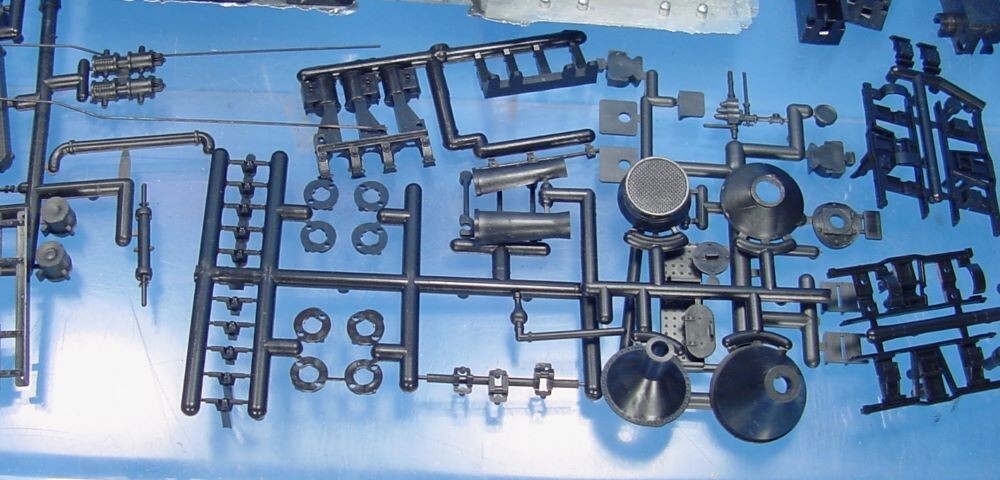 HO/HOn3 ROUNDHOUSE 2 TRUCK SHAY LOCOMOTIVE KIT W/WOOD CAB WISEMAN MODEL SERVICES