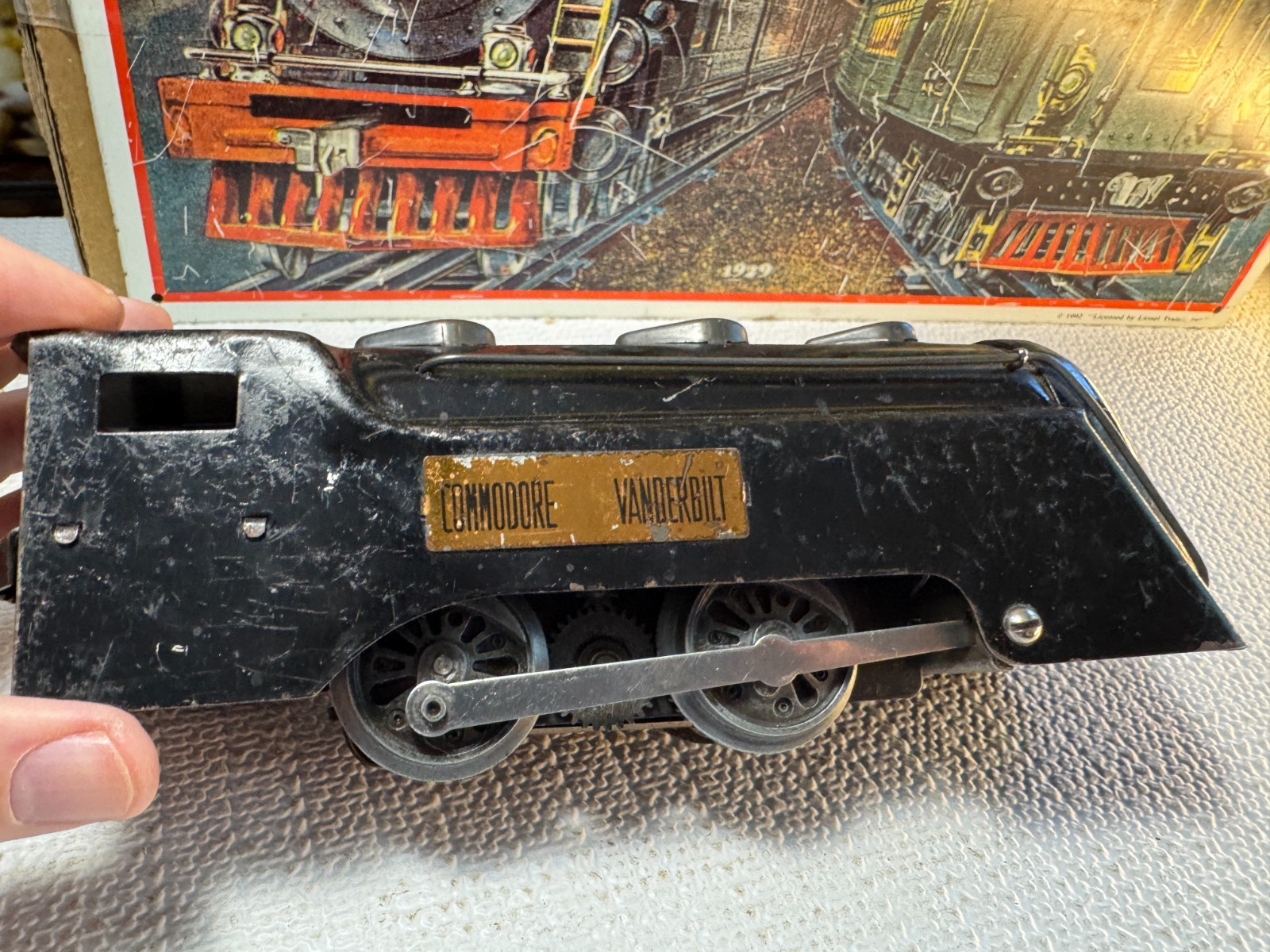 🚂 O SCALE- MARX – VINTAGE 0-4-0 LOCO, TENDER, PASSENGER CARS -TIN 💥L2502