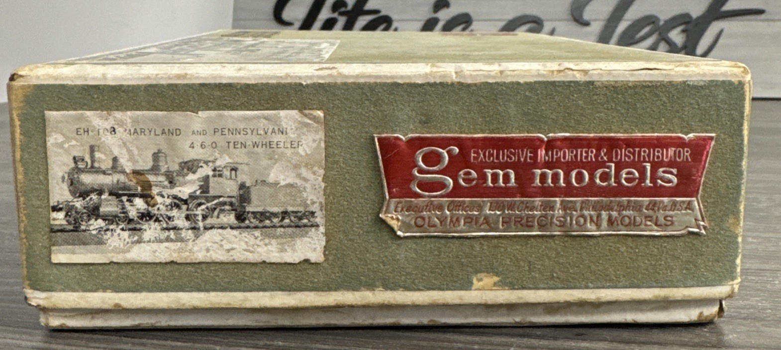 Gem Models HO Brass #GN-108 Ten Wheeler Maryland & Pennsylvania 4-6-0 #28 Tested