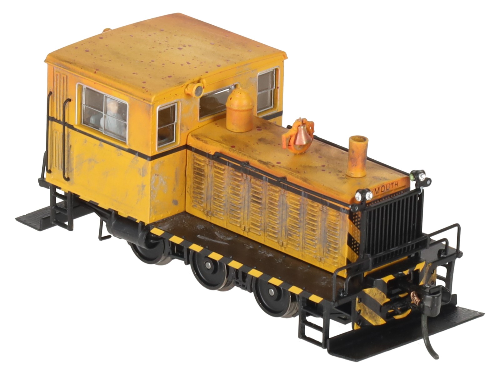 Broadway Limited 6552 HO Scale Unlettered Weathered Plymouth Switcher w/ DCC LN