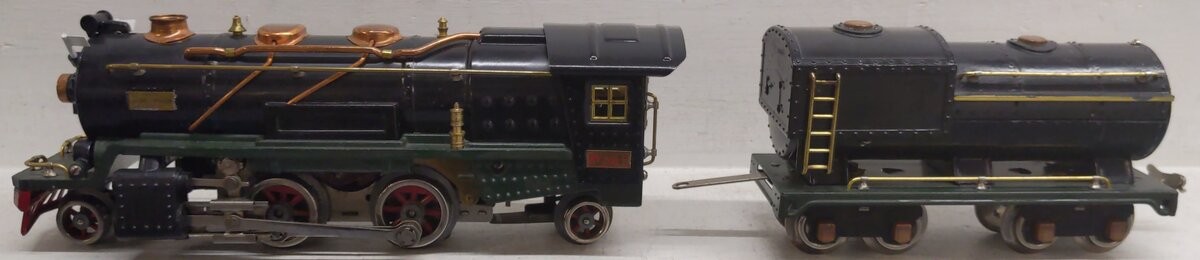 Lionel 260E Vintage O Prewar 2-4-2 Tinplate Steam Locomotive & Tender – Restored