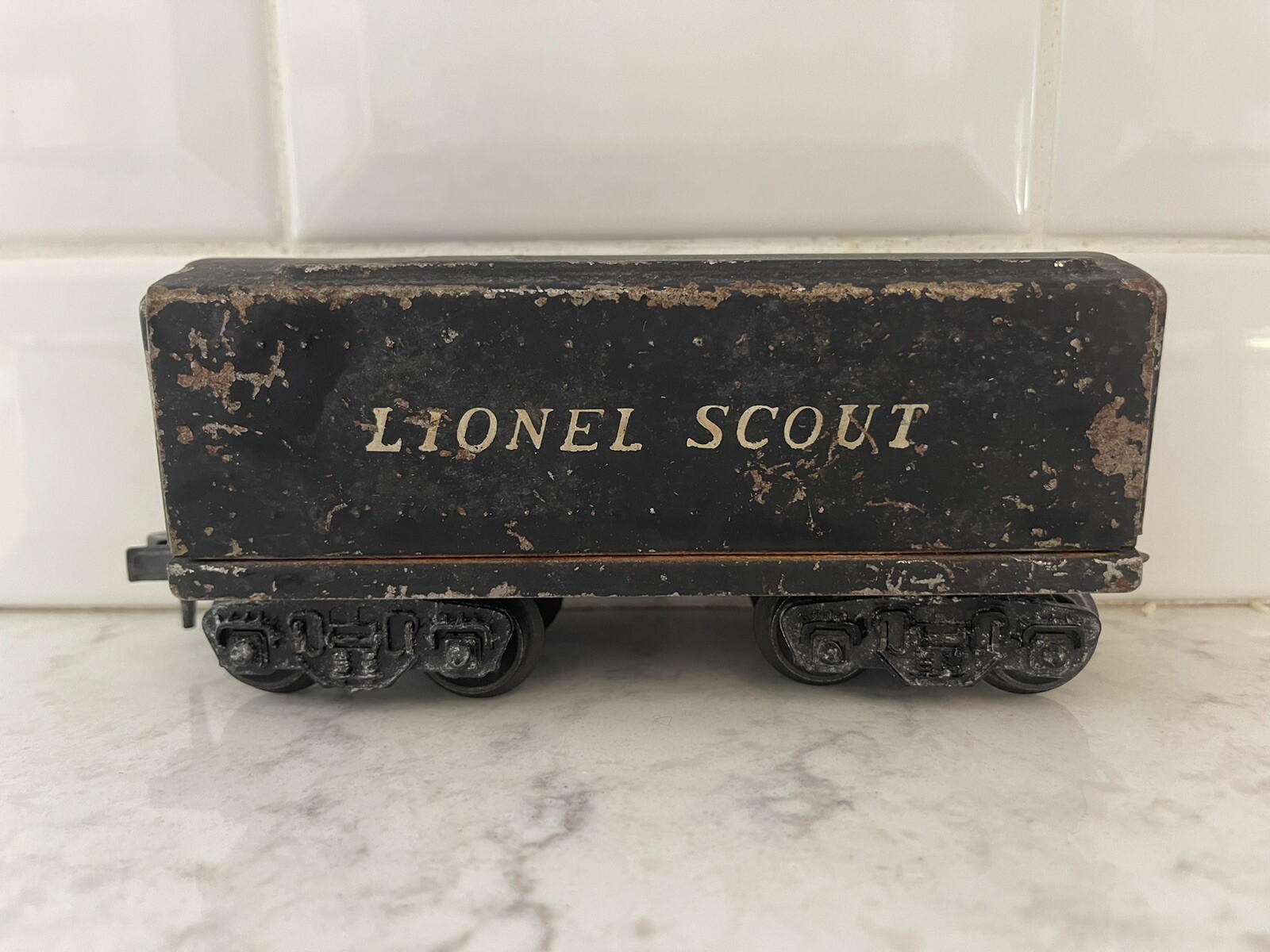Lionel Metal Scout Tender 1001T O Gauge 1948. Complete