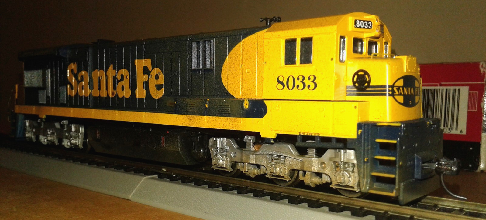HO SCALE ATLAS GE C30-7 SANTA FE ATSF #8033 8603 DCC