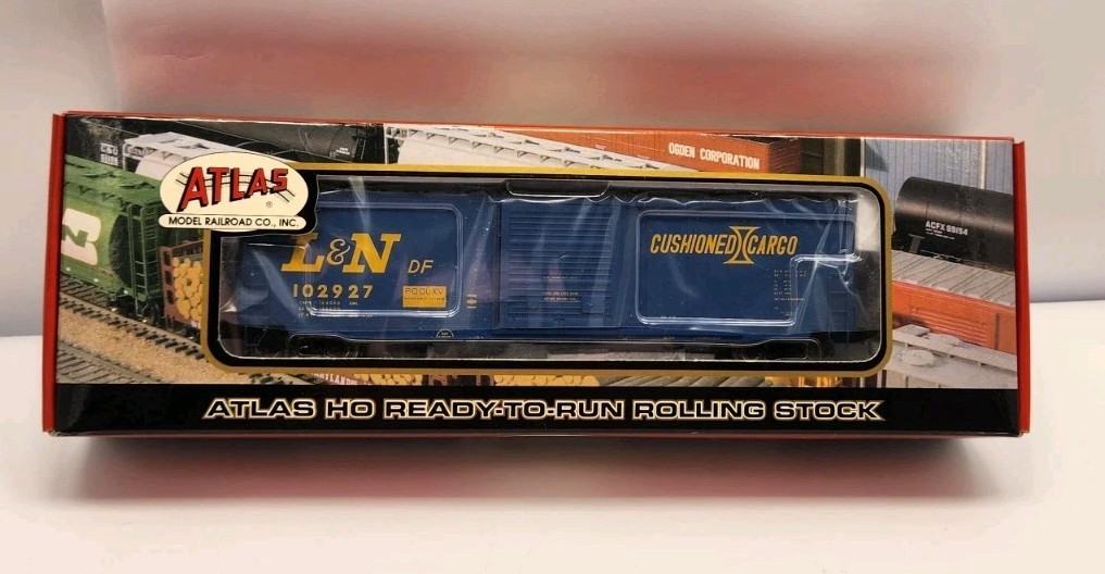 Atlas HO #1333-2-50′ PRECISION DESIGN BOX CAR L & N #102927 NOS B84