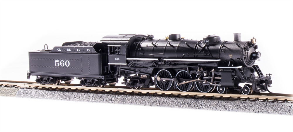 BROADWAY LIMITED 6244 N Light Pacific 4-6-2 GM&O #560 Paragon3 Sound/DC/DCC