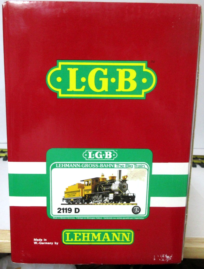 LGB 2119D Lake George & Boulder 0-6-0 Mogul Locomotive & Tender w/ Sound