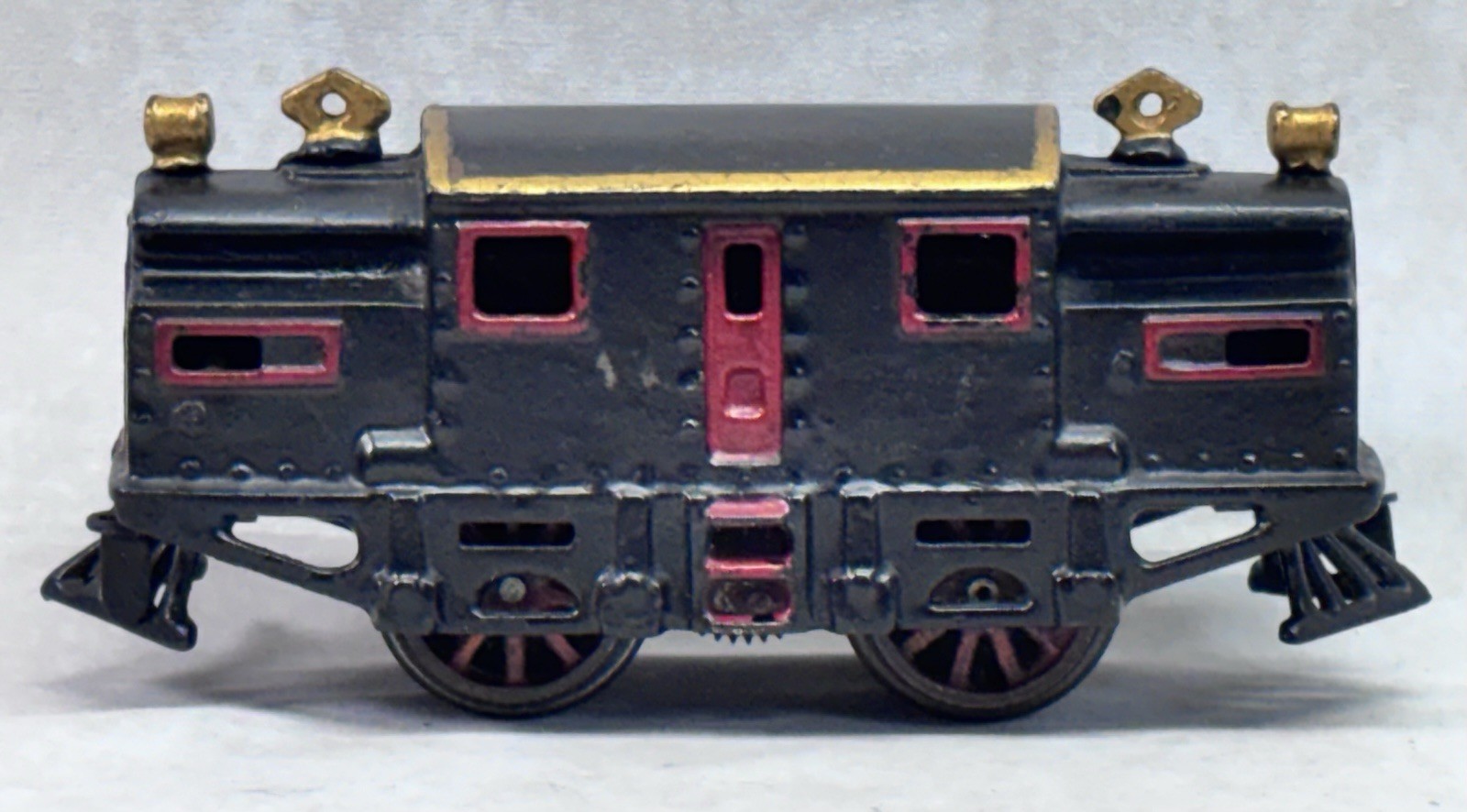 Vintage Ives No 3200 3rd Series Cast Iron Pre War O Gauge Electric Box Cab